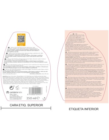 Heliocare 360º Fluid Spray SPF 50 250 ml