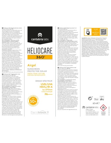 Heliocare 360º Airgel SPF 50 60 ml