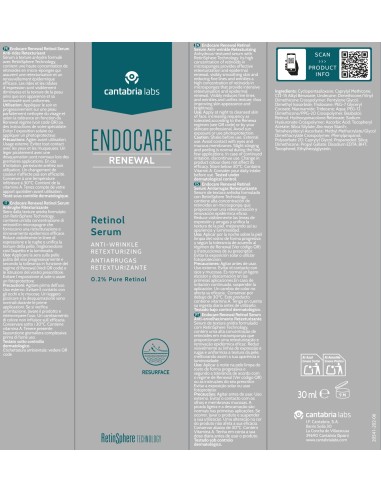IFC Pack Endocare Renewal Contorno 15 ml +...