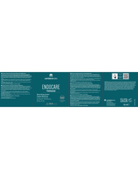 ENDOCARE Tensage Crema Nutritiva 50 ml