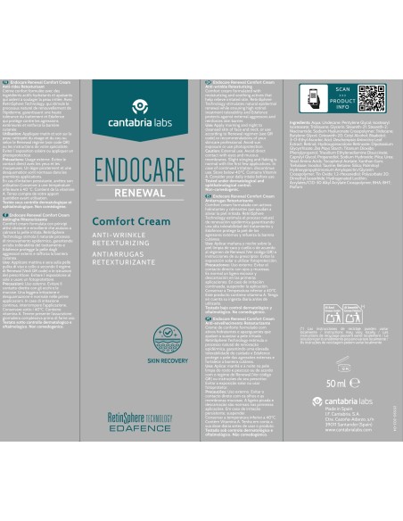 Endocare Renewal Comfort Cream 50 ml