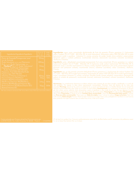 Luxmetique Hyagold Day Formula 15 Viales Bebibles