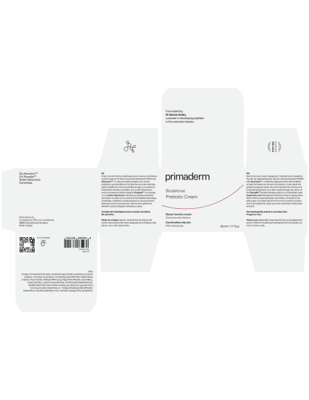 Primaderm Biodefense Prebiotic Cream Piel Mixta/Grasa 50 ml