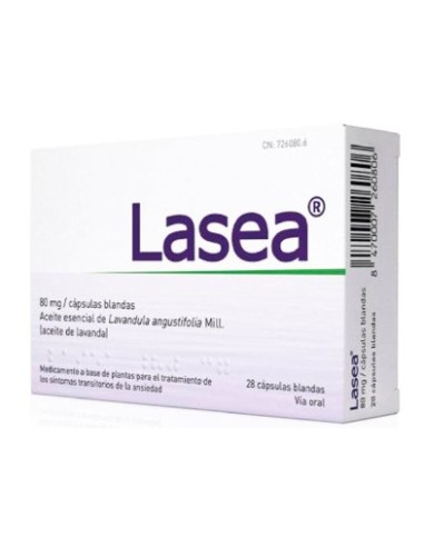 Lasea 80 MG 28 Cápsulas Blandas