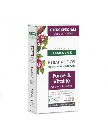 Klorane Quinoral Anticaida Capilar 90 Cáps