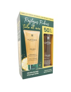 RENE Pack Okara Blond Champú Brillo 200 ml y Spray...