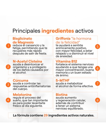 BACK2LIFE Pack 5 unidades Bye Resaca