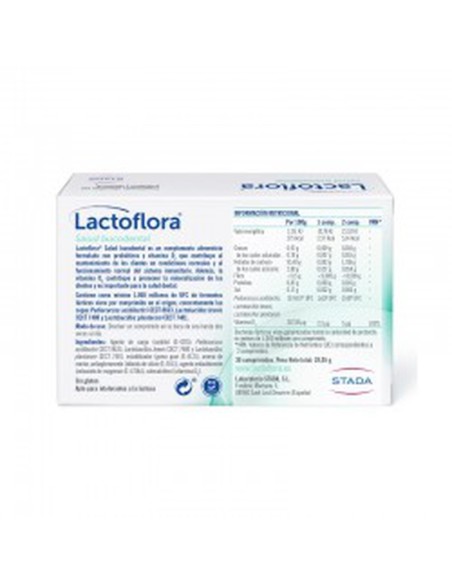 Lactoflora Salud Bucodental 30 Comprimidos Sabor Menta