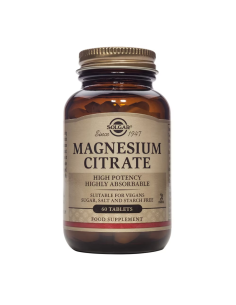 SOLGAR Citrato de Magnesio 60 Comprimidos