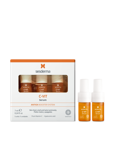 Sesderma c-vit serum efecto flash 7 ml 5 ampollas
