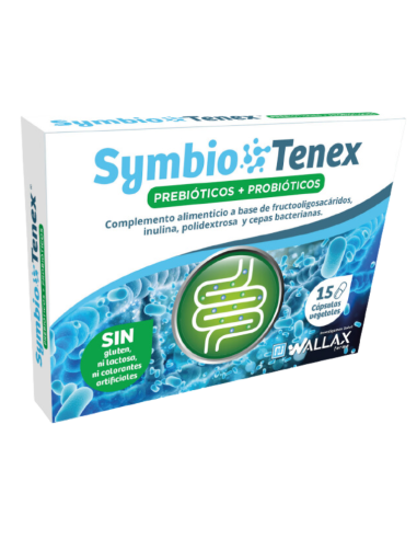 GOAH Symbio Tenex Prebióticos + Probióticos 15 Cápsulas
