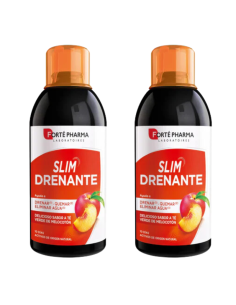 Forte Pharma Duplo Slim Drenante Melocotón 2x500 ml