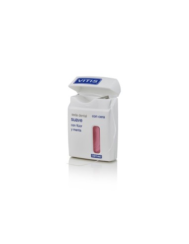 VITIS Seda Dental Suave Flúor y Menta 50M