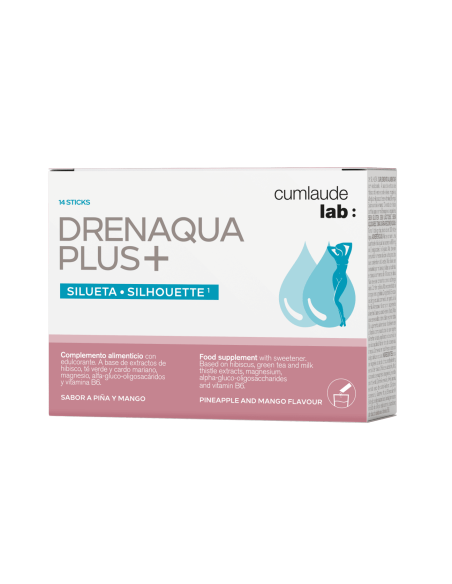 CUMLAUDE Drenaqua Plus+ Sabor Piña y Mango 14 Sticks
