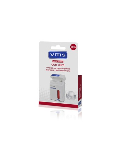 VITIS Cinta Dental con Cera 50 Metros