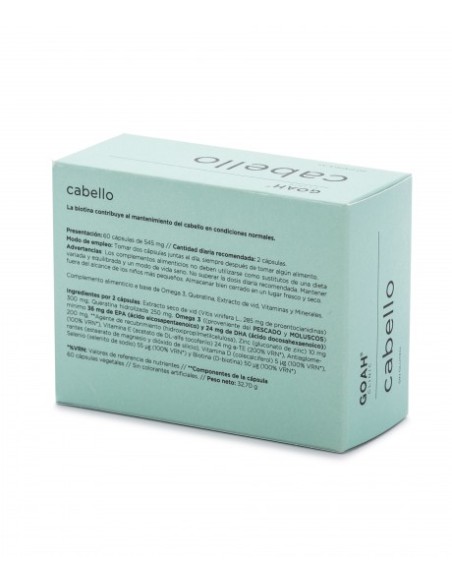 GOAH Clinic Pack Cabello 3x60 Cápsulas