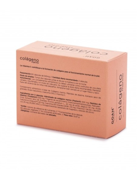 GOAH Clinic Pack Colágeno Marino 2x60 Cápsulas + Antioxidante Noche 60 Cápsulas