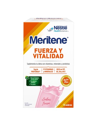 Meritene Fresa 15 Sobres