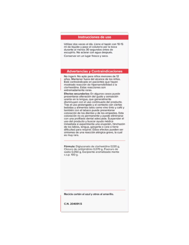 Parogencyl Colutorio Forte Acción Intensiva 300 ml