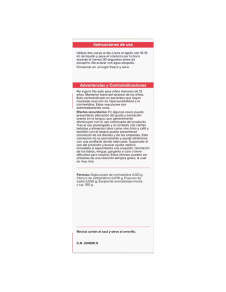 Parogencyl Colutorio Forte Acción Intensiva 300 ml