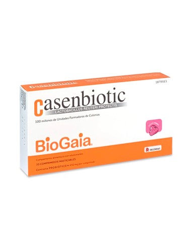 Casenbiotic Sabor Fresa 30 Comprimidos