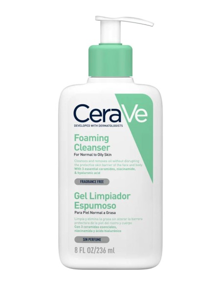 CeraVe Gel Limpiador Espumoso 236 ml