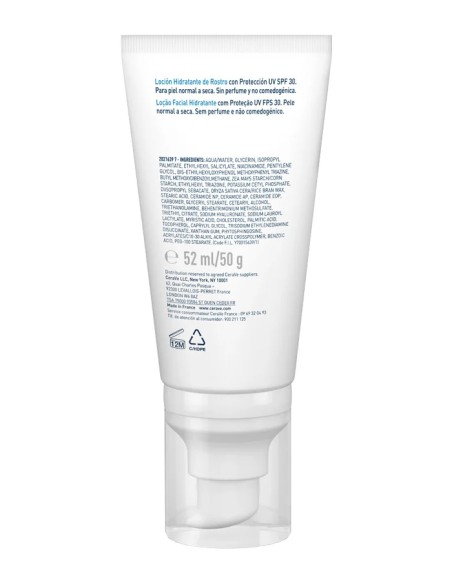 CeraVe Loción Hidratante de Rostro SPF 30 52 ml