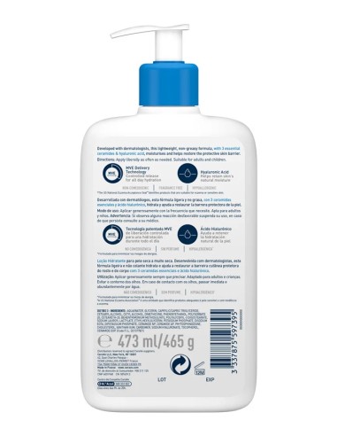 CeraVe Loción Hidratante 473 ml