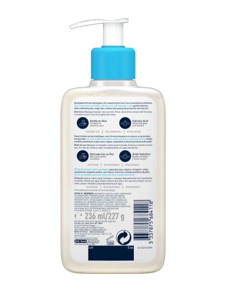 CeraVe SA Limpiador Anti-rugosidades 236 ml