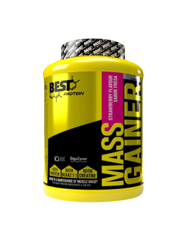 BEST Mass Gainer Sabor Fresa 2000g