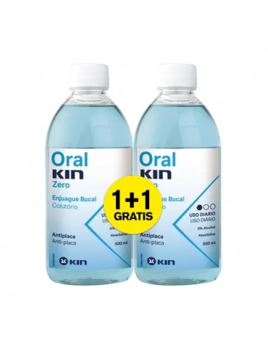 ORALKIN Pack Zero Enjuague 2x500 ml