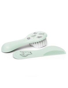 Suavinex Set Cepillo-Peine Verde +0 Meses