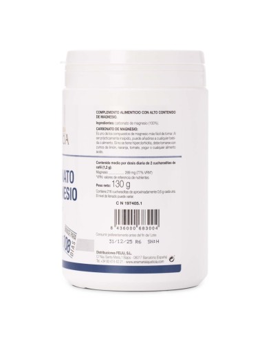 Ana María La Justicia Carbonato de Magnesio...