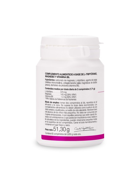 Ana Maria La Justicia Triptófano con Magnesio + Vitamina B6 60 Comprimidos