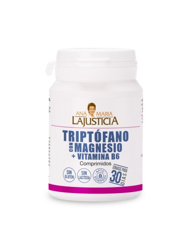 Ana Maria La Justicia Triptófano con Magnesio + Vitamina B6 60 Comprimidos