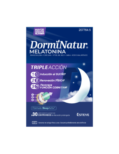 Dorminatur Triple Acción 30 Comprimidos