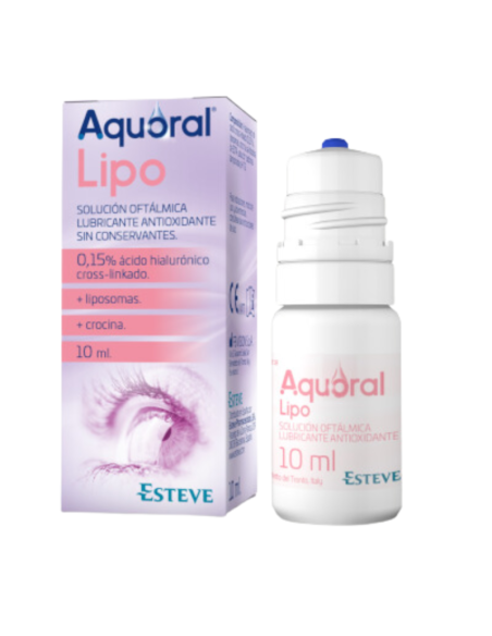 Aquoral Lipo Solución Oftálmica Lubricante Antioxidante 10 ml
