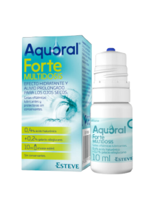 Aquoral Forte Multidosis Gotas Oftálmicas Lubricantes 10 ml