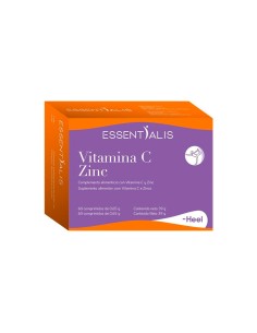ESSENTIALIS Vitamina C Zinc 60 Comprimidos