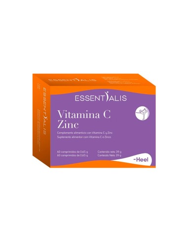 ESSENTIALIS Vitamina C Zinc 60 Comprimidos