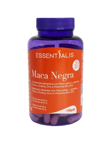 ESSENTIALIS Maca Negra 120 Cápsulas