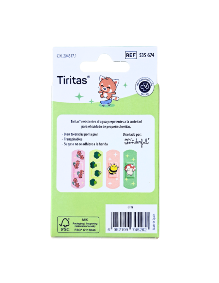 TIRITAS Mr. Wonderful 16 Unidades de 25x72 mm