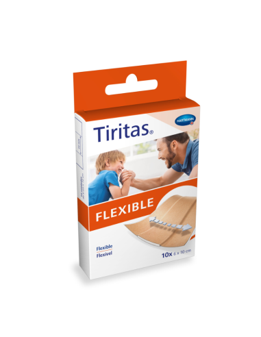 Tiritas Flexible de Tejido Elástico 10 Unidades...
