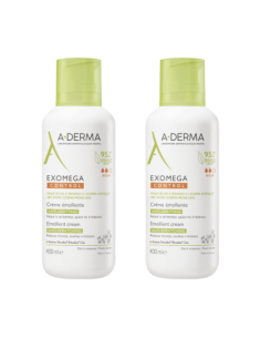 A-DERMA Duplo Exomega Control Crema Emoliente 2x400 ml