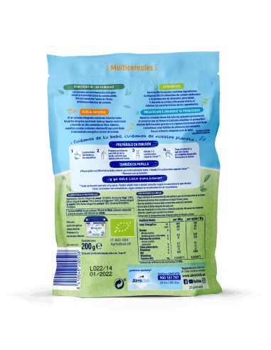 ALMIRON Multicereales Ecológicos 200g