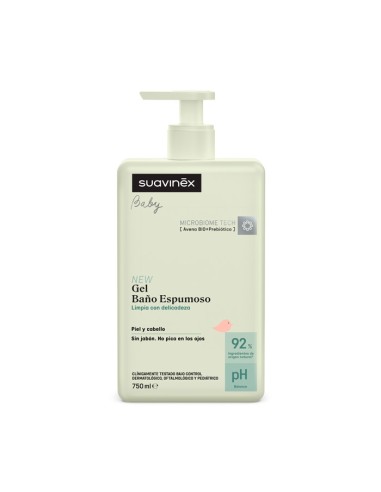 SUAVINEX Baby Gel Baño Espumoso 750 ml