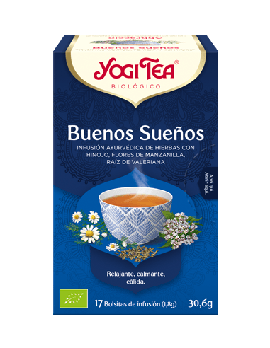 Yogi Tea Buenos Sueños 17 Bolsitas de Infusión