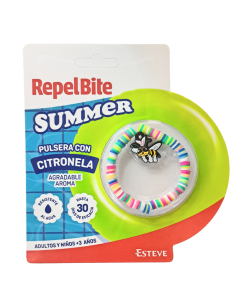 REPELBITE Summer Pulsera con Citronela
