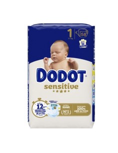 Dodot Pañal Infantil Sensitive Talla 1 2-5kg 58 Uds