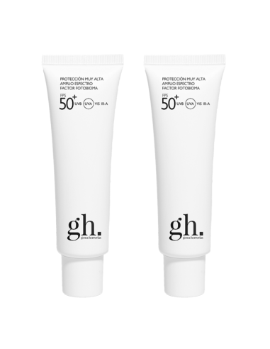 GEMA HERRERIAS Duplo Protección Muy Alta FPS 50+ 2x50 ml